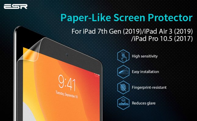 iPad 10.2 2019iPad Air 10.5 2019iPad Pro 10.5 Paper Like Screen Protector 2