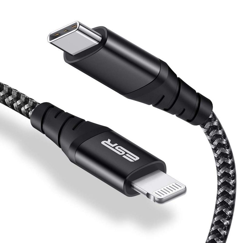 3.3ft 1m MFi USB C to Lightning PD Charging Cable