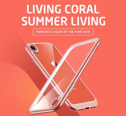 Living Coral iPhone iPad cases
