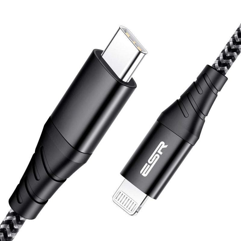 USB C to L 编织款快充数据线