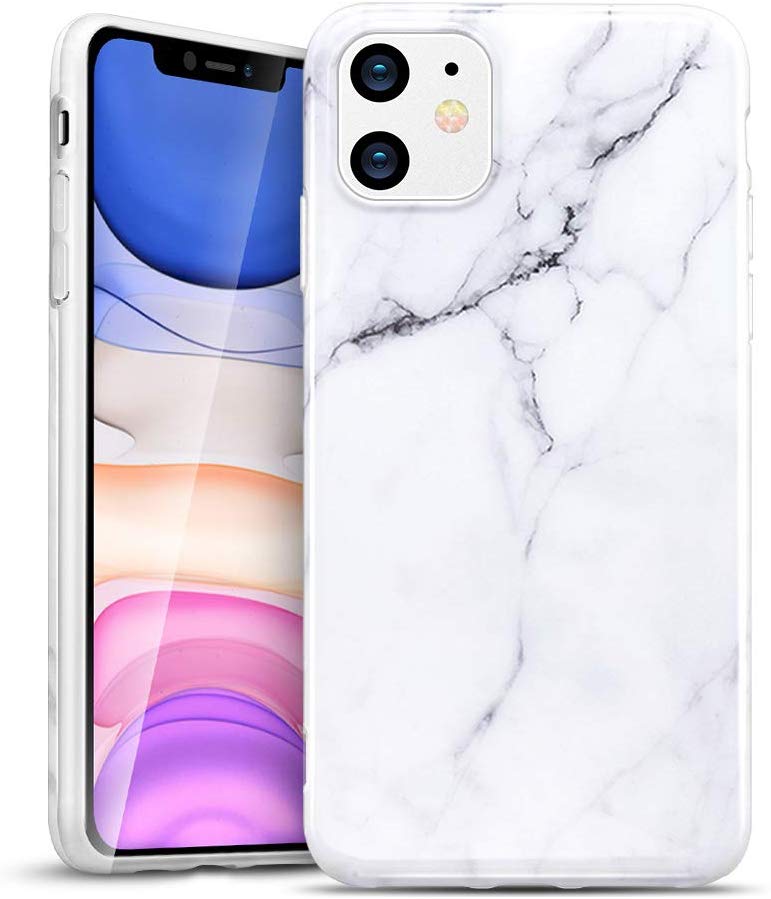 marble 11 cases iphone iPhone  Marble Sierra  11 Slim White Soft  ESR  Case