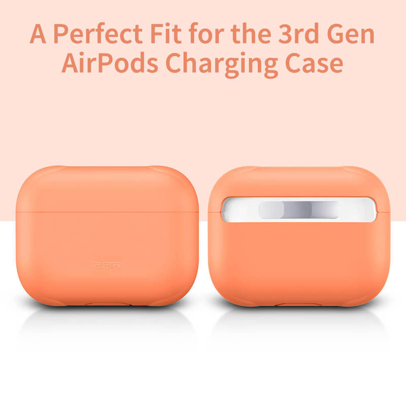 Visible Front LED Shock & Scratch-Resistant Lavender Slim-Fit Breeze Plus Series Hingeless Ultra-Thin Case Skin 2019 Release ESR Protective Silicone Cover for AirPods Pro