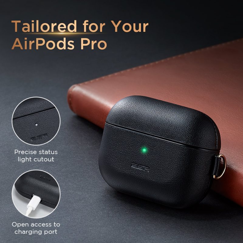 Metro Light Series Faux Leather AirPods Pro Case 3