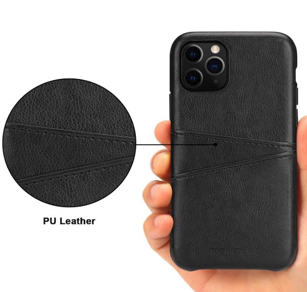 TENDLIN Compatible with iPhone 11 Pro Case Wallet Design Premium Leather Case