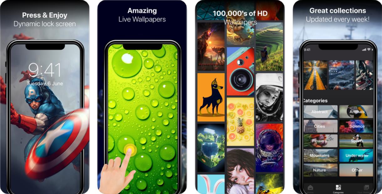 12 Best Live Wallpaper Apps For Iphone Xs Max 11 And Pro Of 2020 Esr Blog - 3d Theme Wallpaper For Iphone