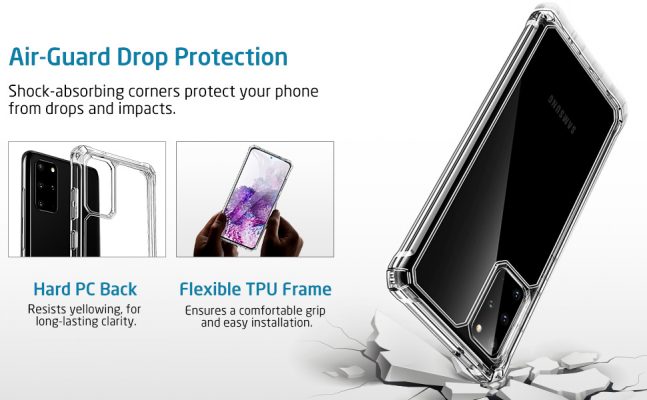 Galaxy S20 Plus Air Armor Clear Protective Case 2 2