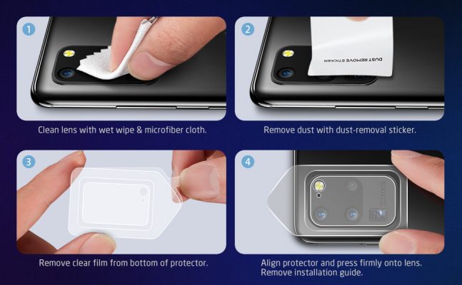 Galaxy S20 Ultra Full Coverage Camera Lens Protector 1 2 Galaxy S20 Ultra Full Coverage Camera Lens Protector 1 2