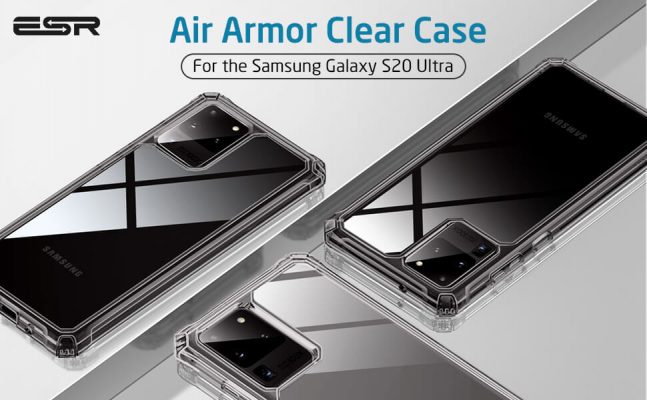 Galaxy S20 Ultra Air Armor Clear Protective Case 2 1