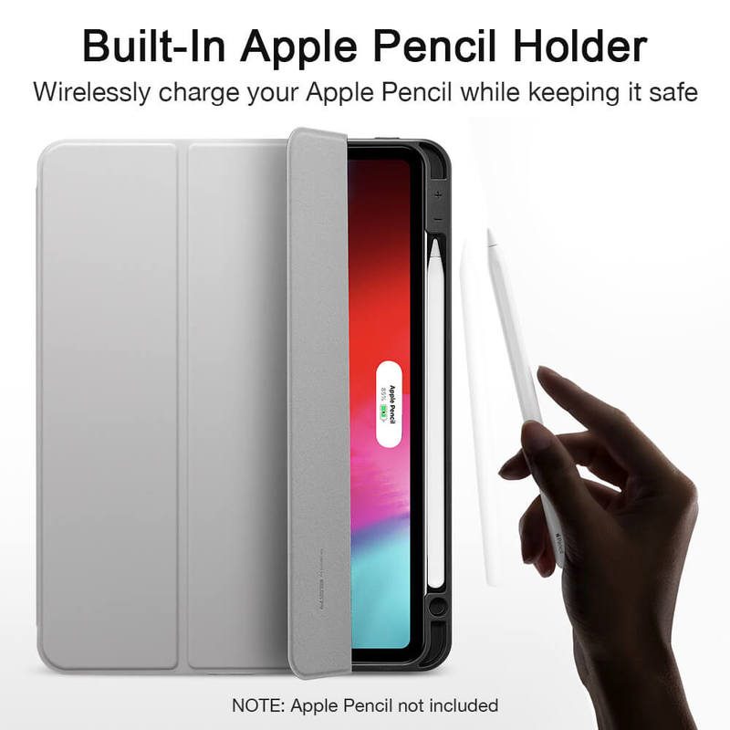 10.5 2019（Only for Apple Pencil 1st Case Space Gray 3rd Generation Elastic Detachable Pouch for Apple Pencil MoKo Case Holder for Apple Pencil Fit iPad Pro 9.7/10.5/ New iPad 9.7 2018/iPad Air 
