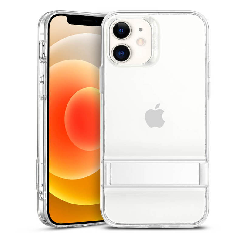 Nouveau Coque Kickstand Case pour iPhone 13 avec support rose - ✓
