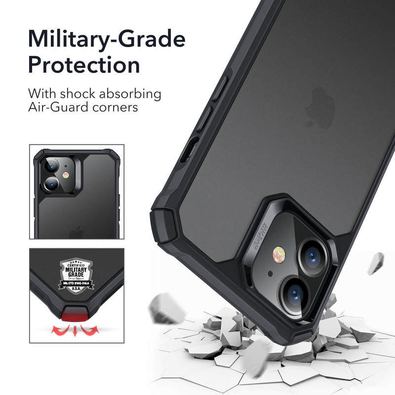 Carcasa iPhone 11 Ultraresistente Air Armor Clear Black ESR