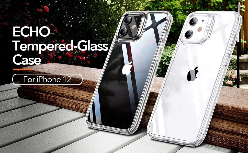 iPhone 12/12 Pro Echo Tempered-Glass Hard Case - ESR