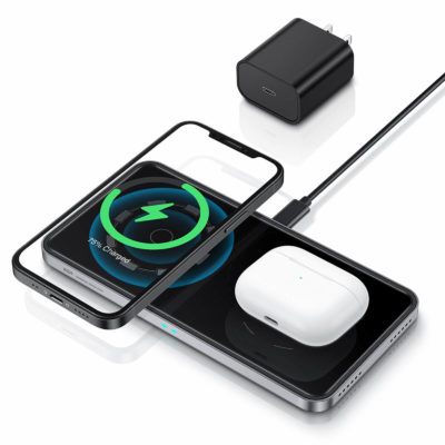 HaloLock 2 in 1 Magnetic Wireless Charger 3