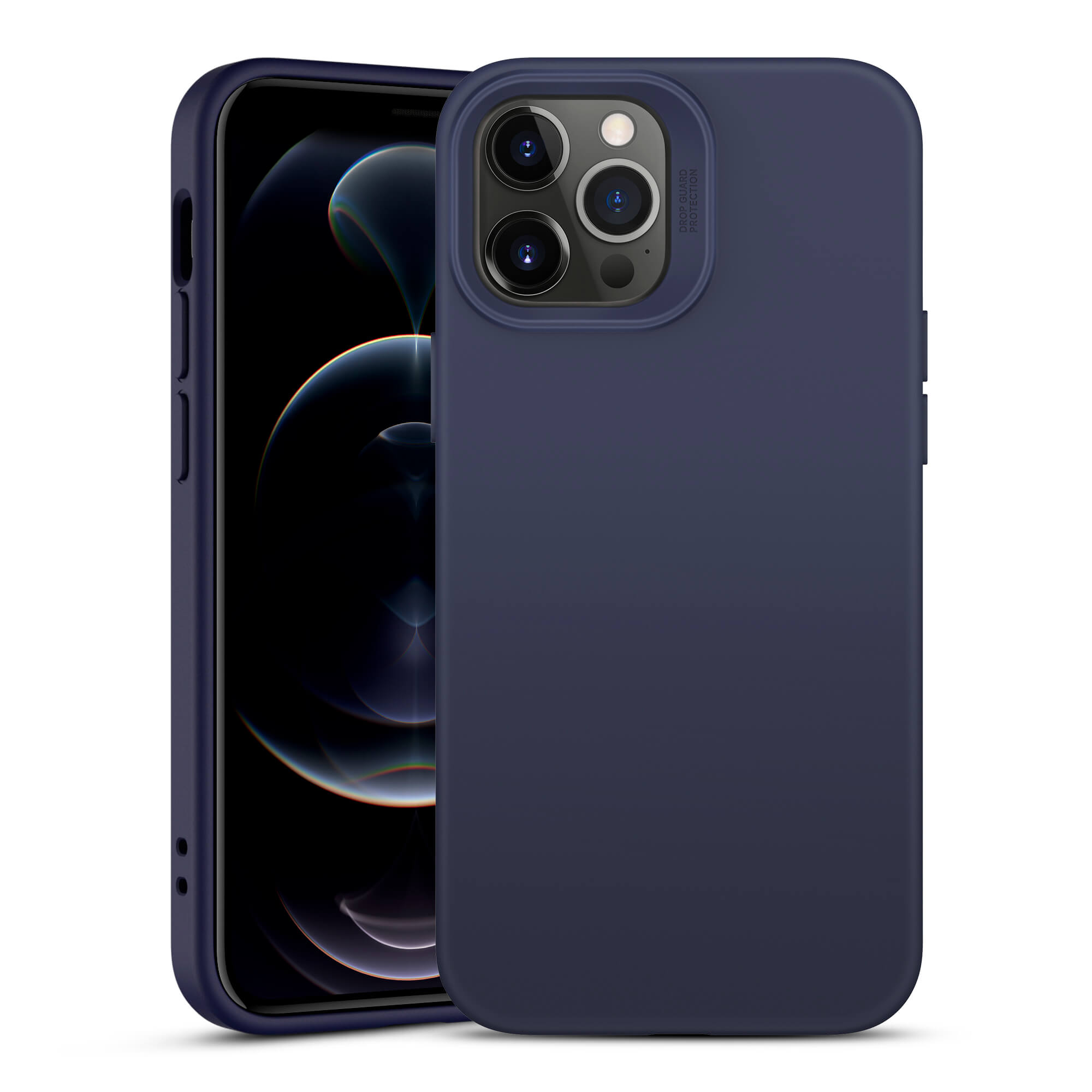 Funda Silicona iPhone 12 Pro Max con Cámara 4D - 4 Colores
