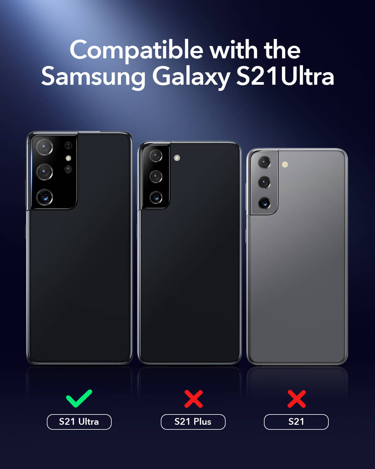 Galaxy S21 Ultra スマホカメラレンズ保護フィルム