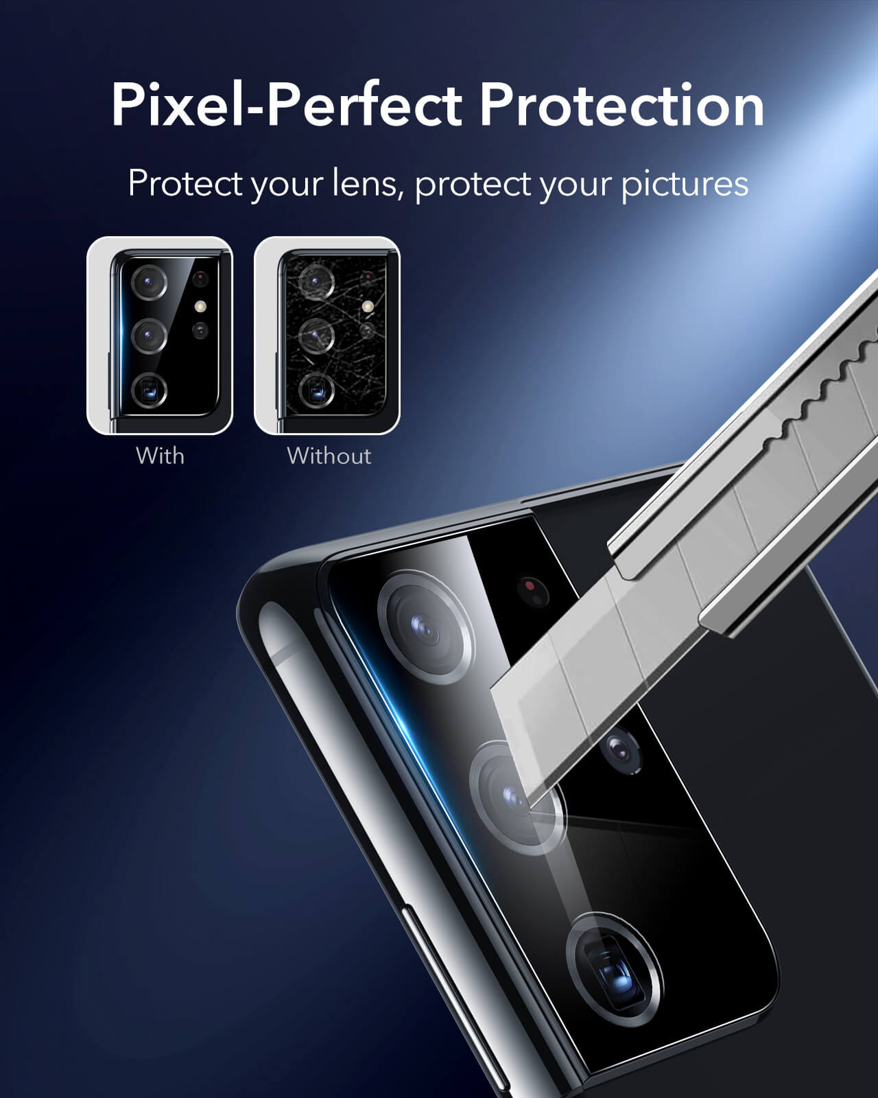 Achetez Protecteur de Lentilles de Caméra HD Pour Samsung Galaxy S21 Ultra,  Protection Contre la Caméra en Verre Trempé Résistant Aux Rayures de Chine