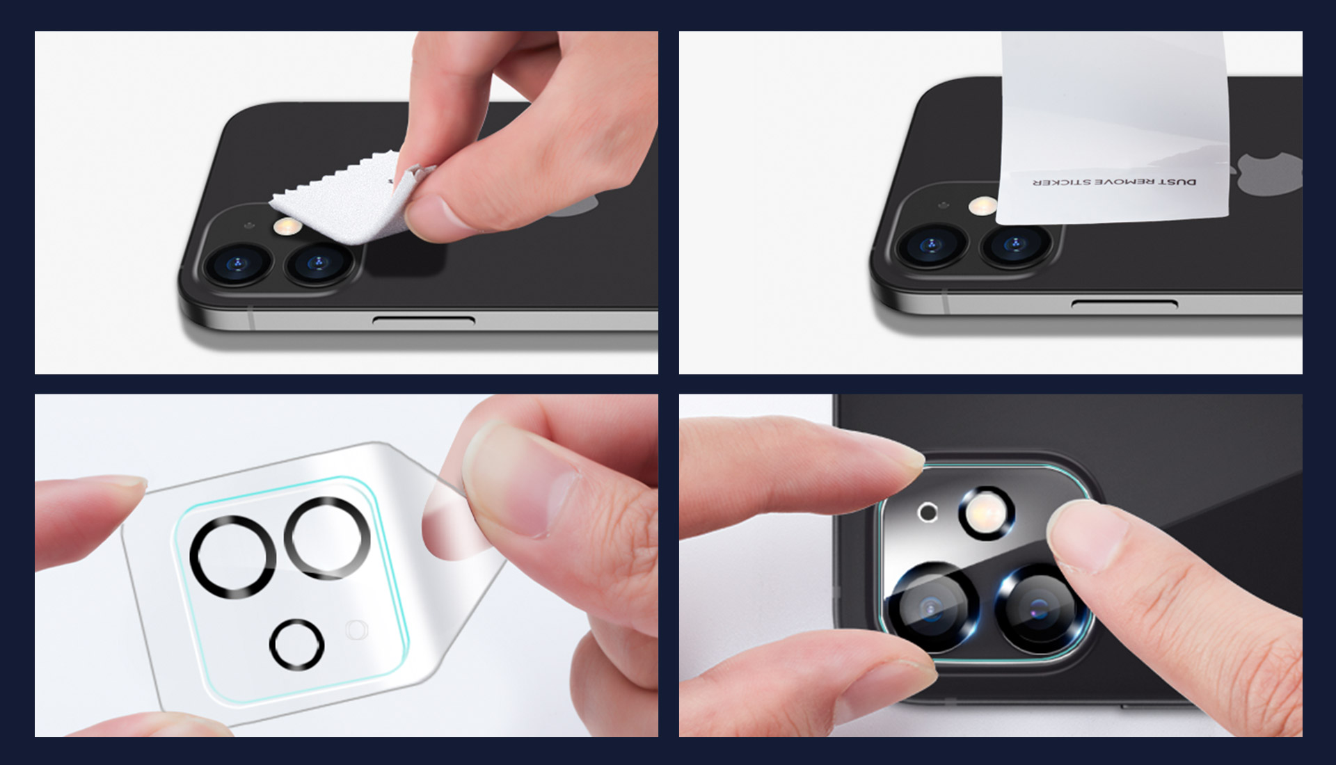 iPhone 12 HD Clear Tempered Glass Camera Lens Protector 01 1 iPhone 12 HD Clear Tempered Glass Camera Lens Protector 01 1