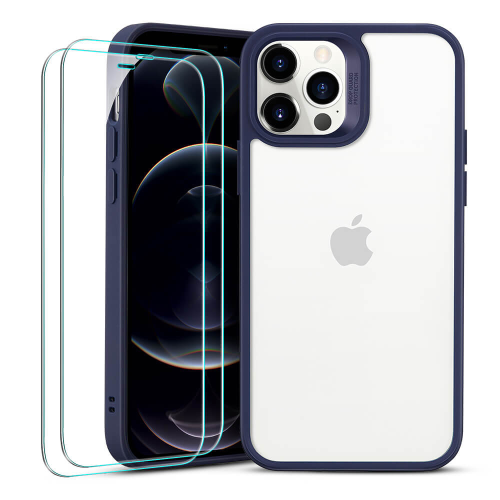 iPhone 12 Pro Max Classic Hybrid Case and Protector Set