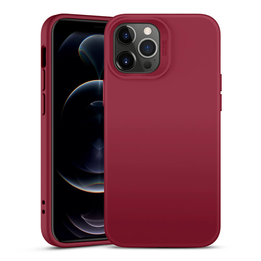 Carcasa Silicona Soft iPhone 12 Mini Roja