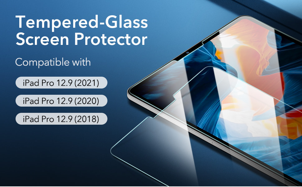 Verre Trempé Transparent Full Protection, Mocolo pour iPad Pro 11 2022,  2021, 2020, 2018 et iPad Air 2022, 2020 - Français