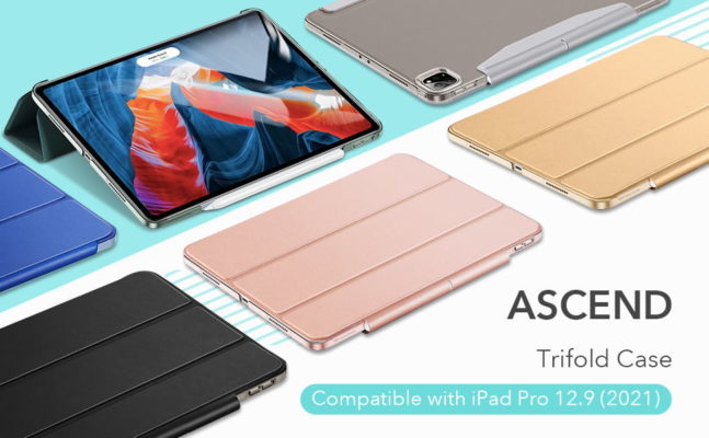 iPad Pro 12.9 2021 Ascend Trifold Hard Case