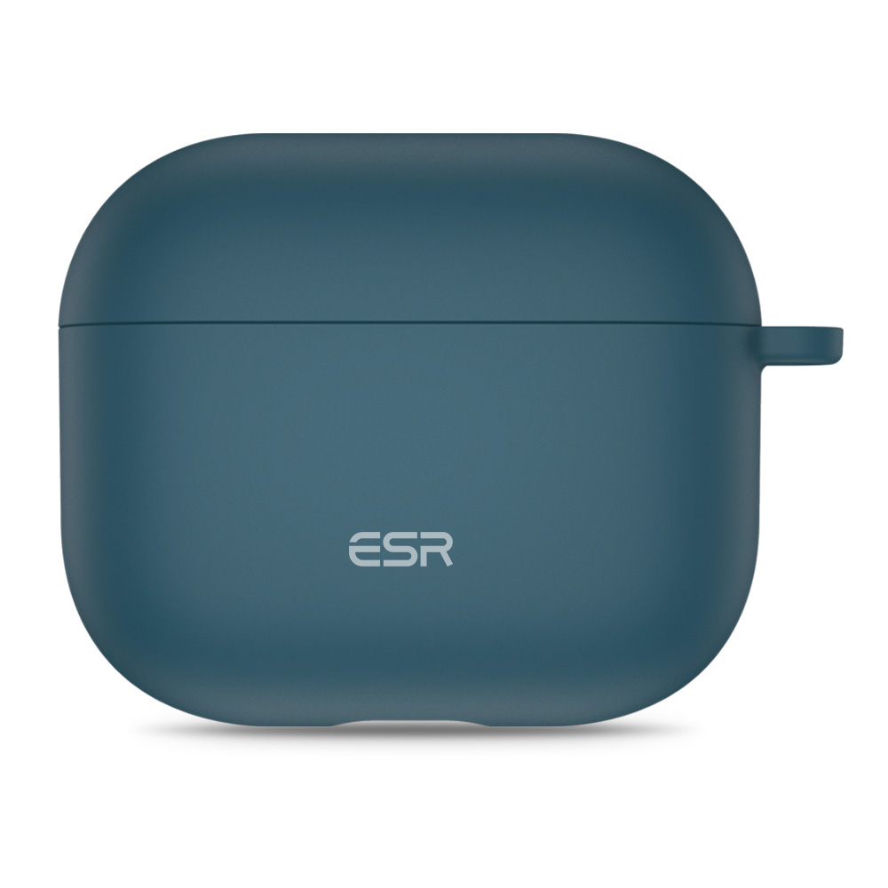 ESR AirPods 3 Bounce Protective Silicone Case Cover Blue Navy Blue