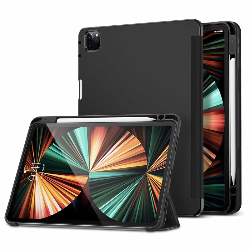 Coque iPad Pro 11 (2021) (2020) Silicone Transparent Porte-Stylet