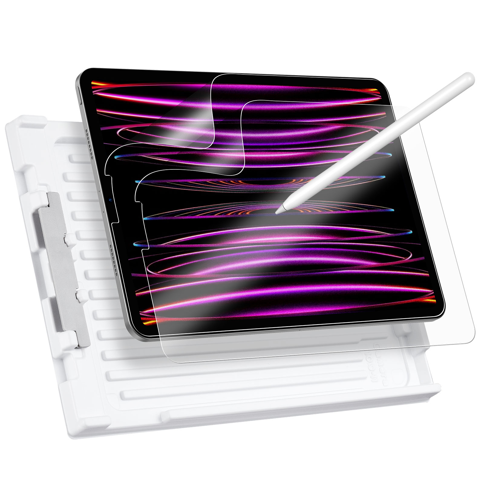MW Protection d'écran en verre trempé pour iPad Pro 12.9