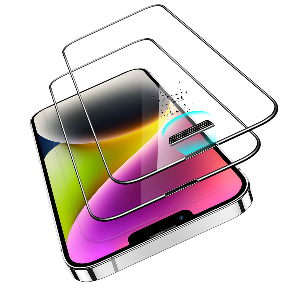iPhone 14 Plus 超硬質強化ガラススクリーン保護 ESR