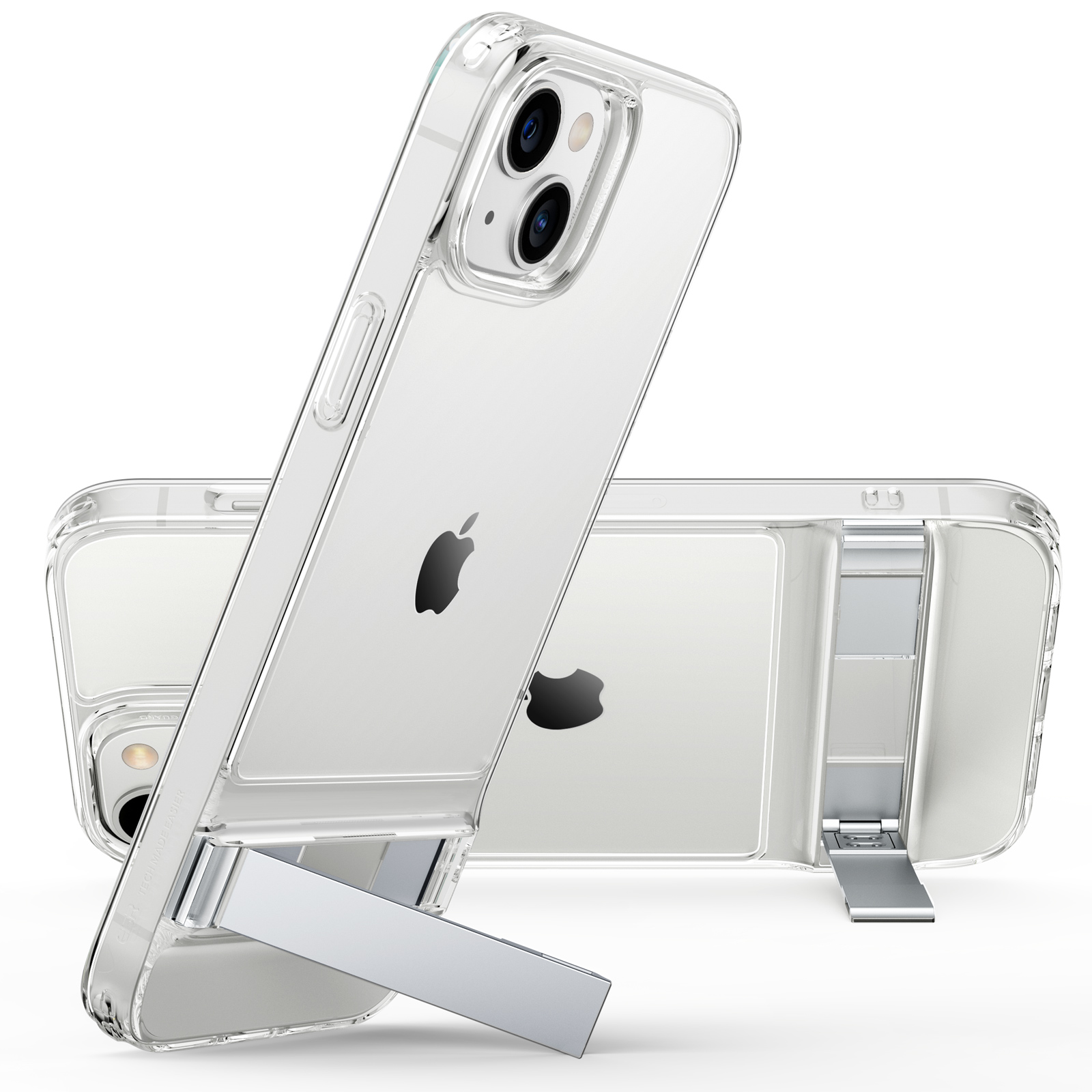 ESR iPhone 14/13 Metal Kickstand Case Clear Clear