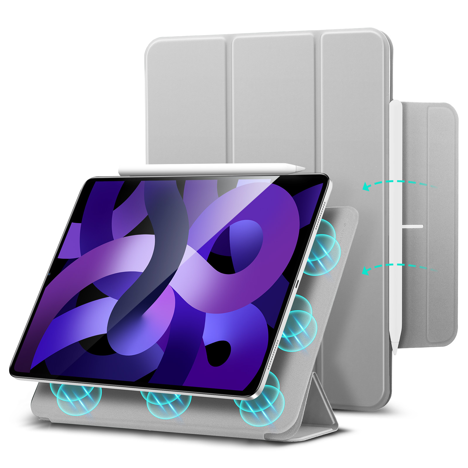 iPad 4 (2020) Reboundマグネティックスリムケースカバー - ESR