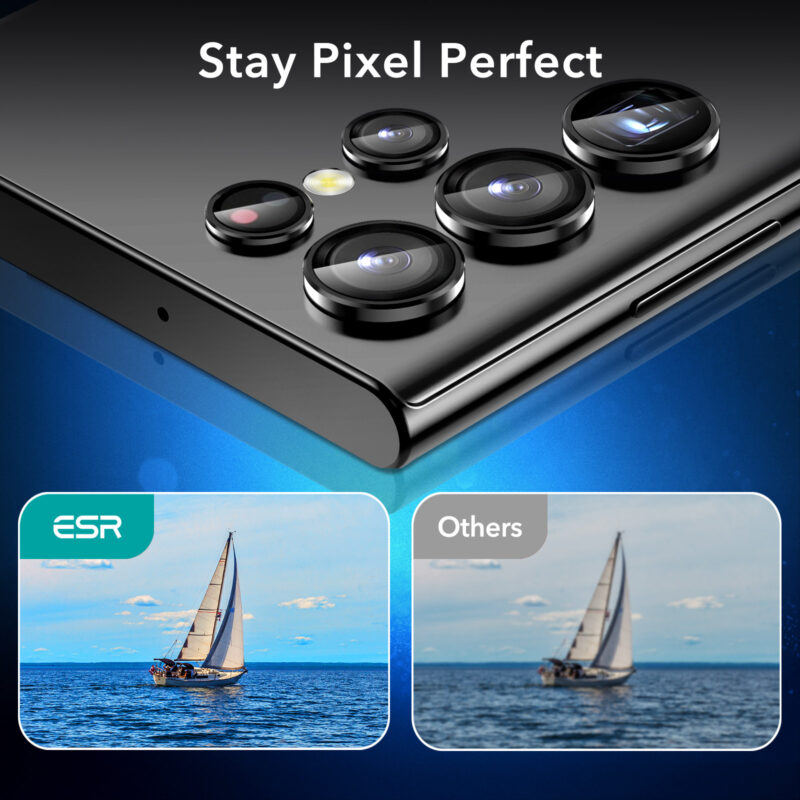Buy best TemperedGlass Camera Lens Protector for Galaxy S22 Ultra ESR
