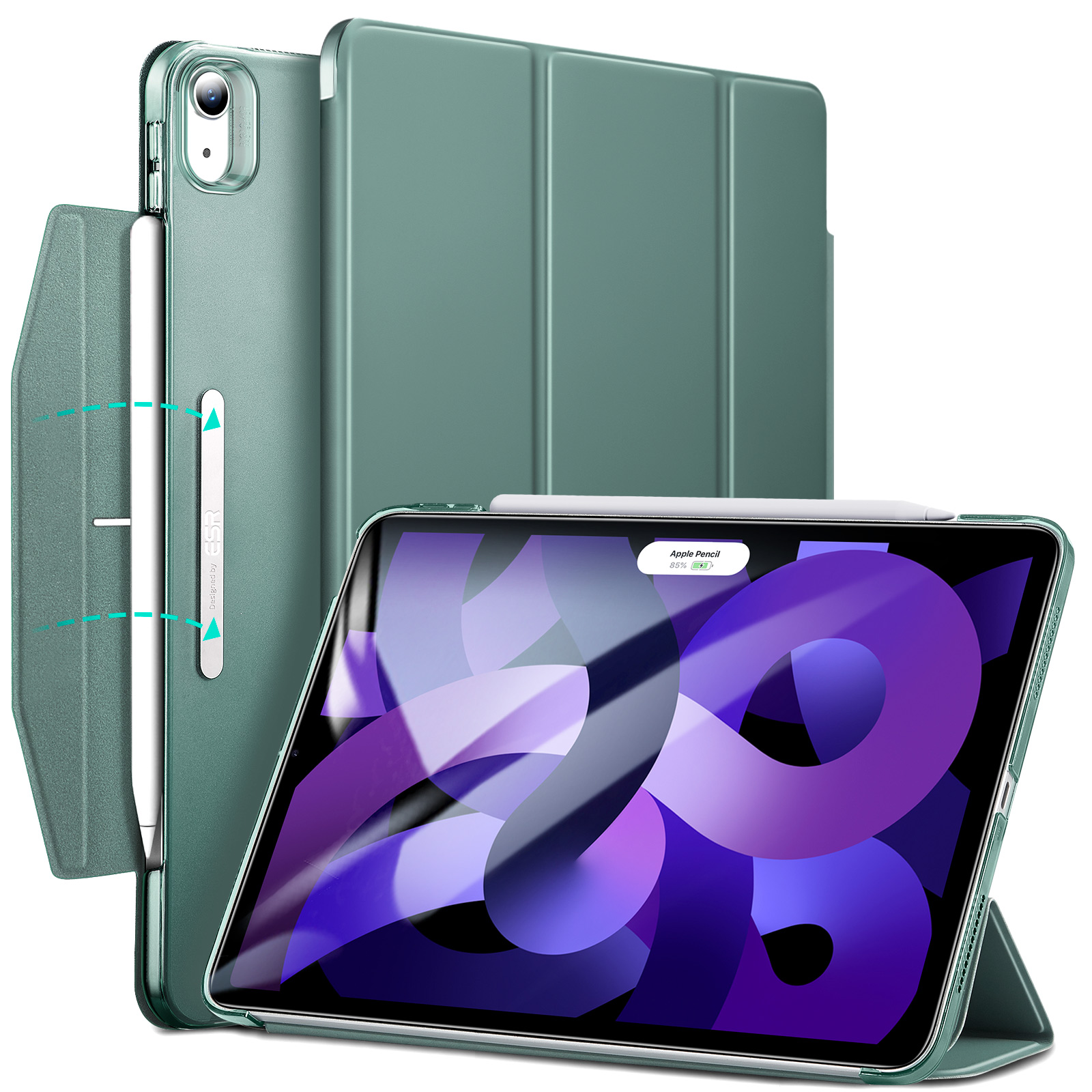 Apple iPad Air 2020 - Housse iPad Air 4 10,9 pouces (2020) Rose pâle - Étui  pour