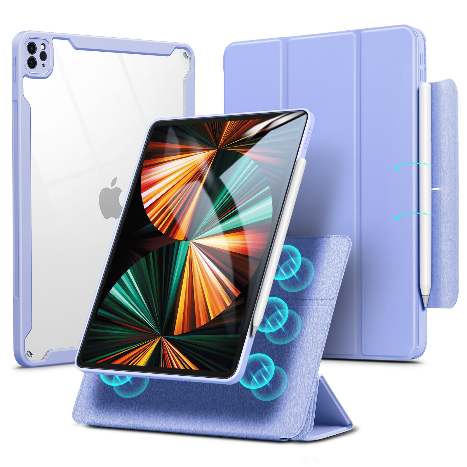 iPad Pro 12.9 Rebound Hybrid Case 360(Only for 2021)