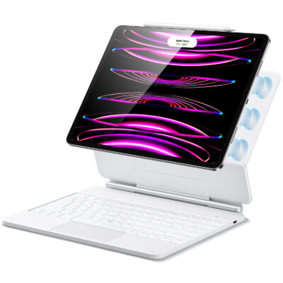 iPad Pro 12.9 Rebound Magnetic Keyboard Case white 01