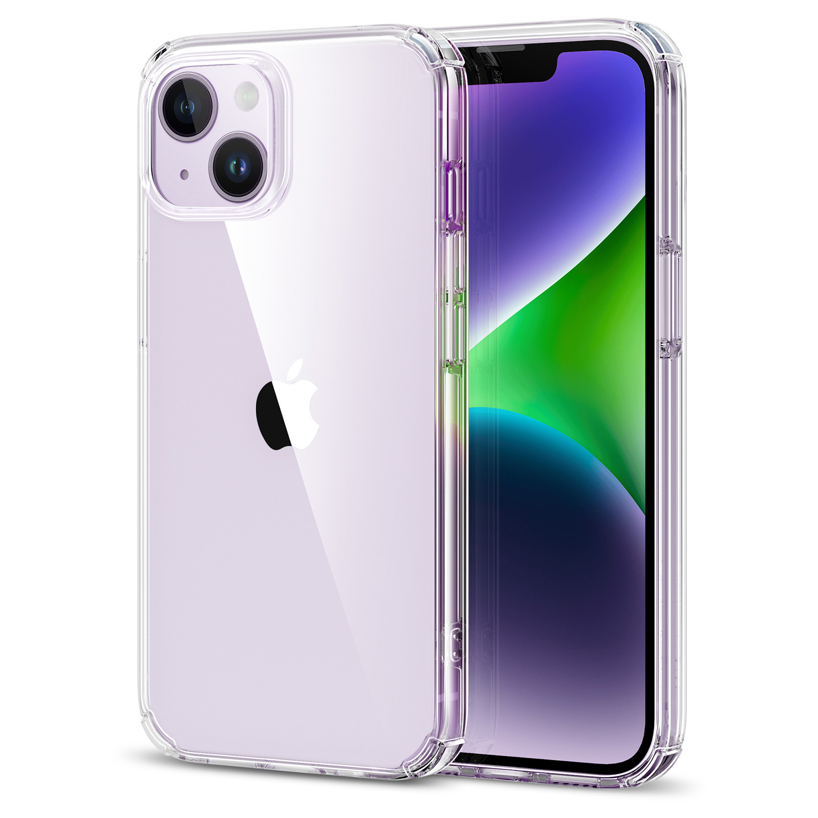 Carcasa color transparente iphone 14 plus