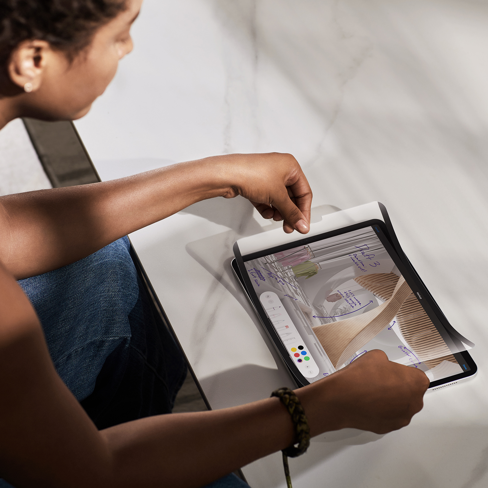 Paperfeel Verre Trempé Protection Écran Compatible avec iPad Mini