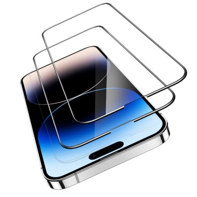 ESR - Apple iPhone 14 Pro Verre trempé Protection d'écran - Compatible  Coque + Cadre d'installation 1-0175224 