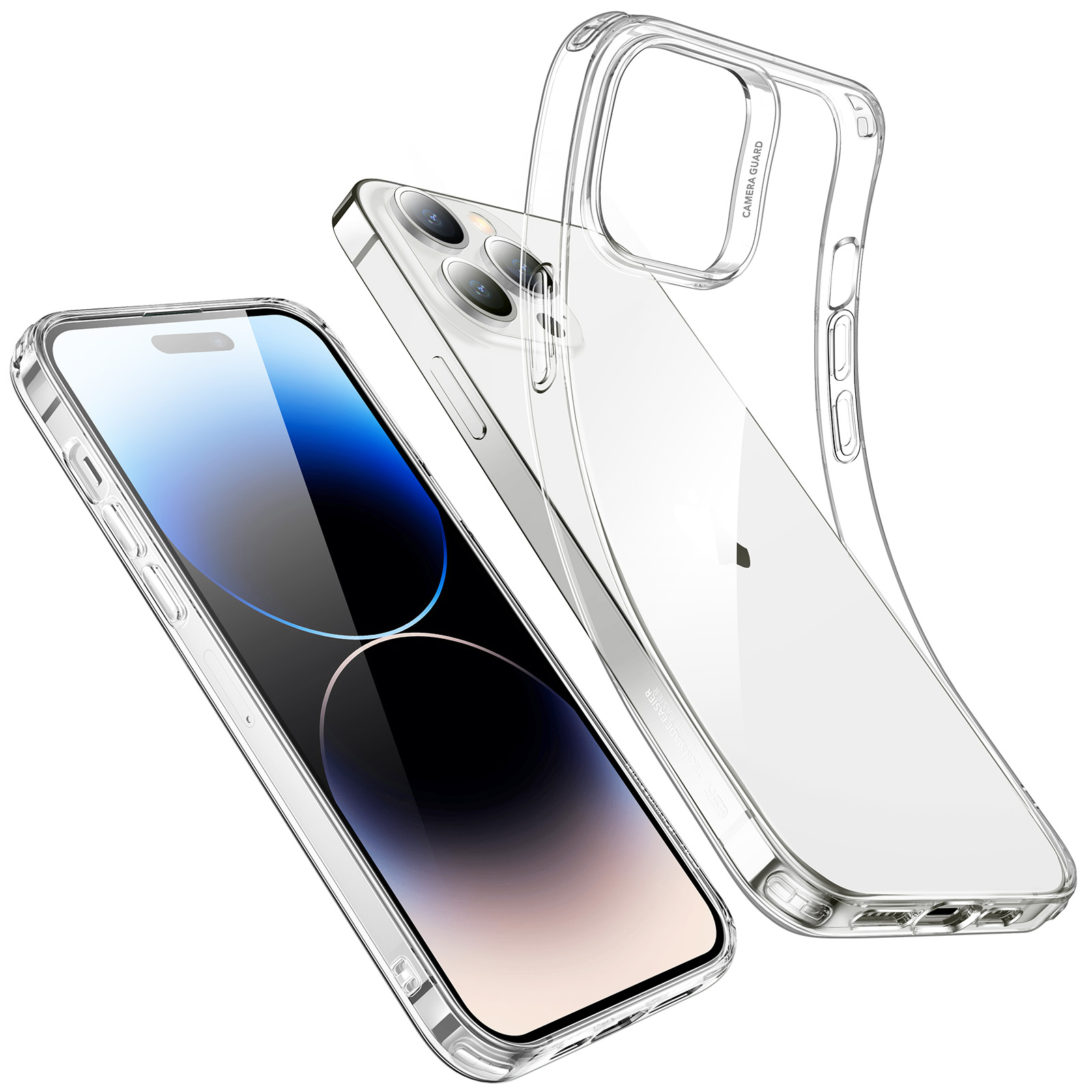 ESR Project Zero Transparent Slim Case Cover for Apple iPhone 15 Pro Max -  Clear