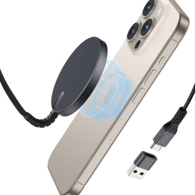  ESR 15W Magnetic Wireless Car Charger Mount with CryoBoost,  Compatible with MagSafe Car Charger, Made for Apple-Certified, for iPhone  15/14/13/12, Fast Charging, Phone-Cooling Charger, Cool Grey : Cell Phones  & Accessories