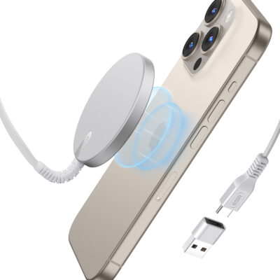 ESR HaloLock Chargeur sans Fil de Voiture avec CryoBoost, Compatible avec  MagSafe, Compatible avec Les séries iPhone 14/13/12 et Coques Magnétiques,  Chargeur à Système Refroidissant, Onyx Givré : : High-Tech
