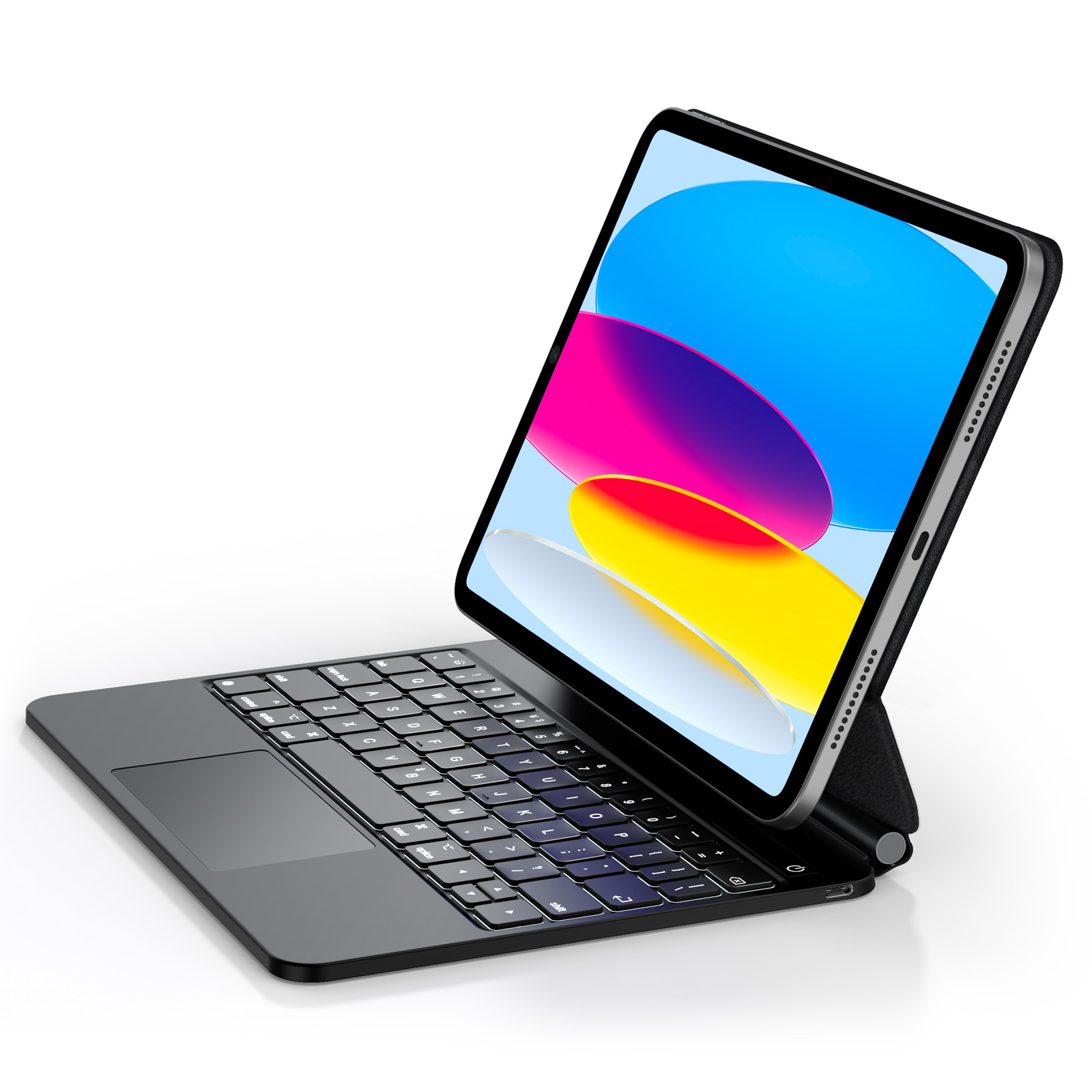 HOU Magnetic-Stand Keyboard Case for 11-Inch iPad Pro and iPad Air - With  Trackpad and Multi-Touch