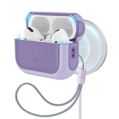 airpods pro orbit hybrid case purple