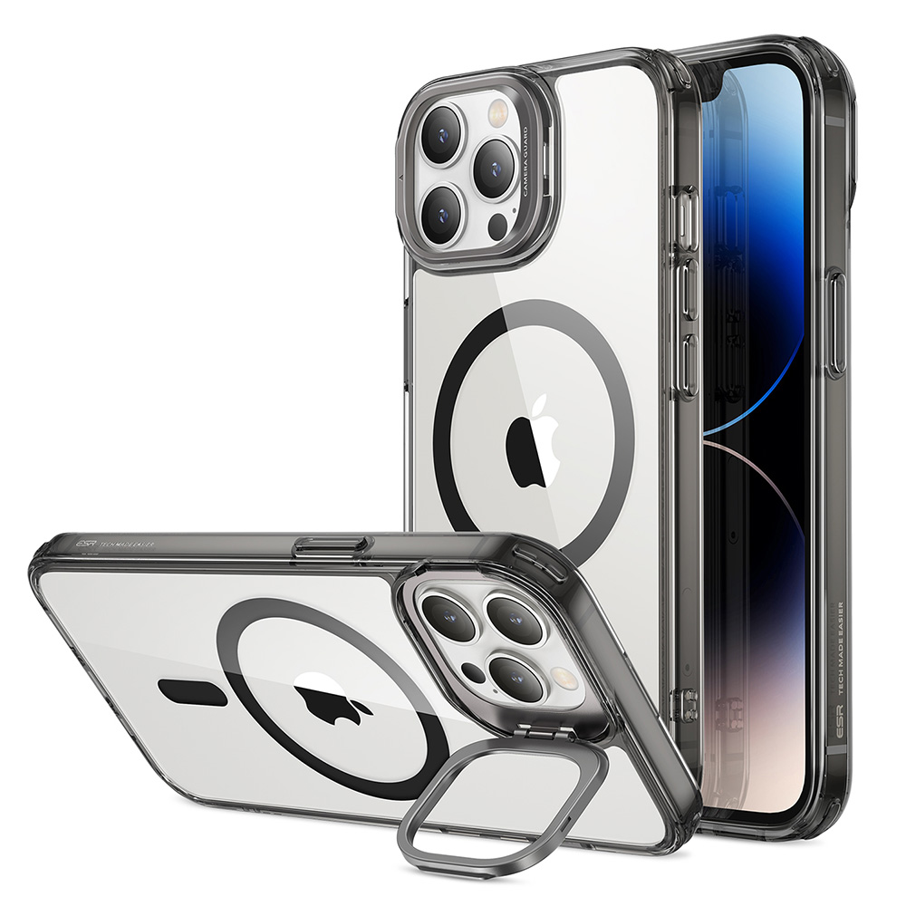 iPhone 14 Pro Classic Hybrid Case with Stash Stand (HaloLock)
