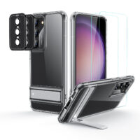 Galaxy S23+ Classic Hybrid Case with Stash Stand