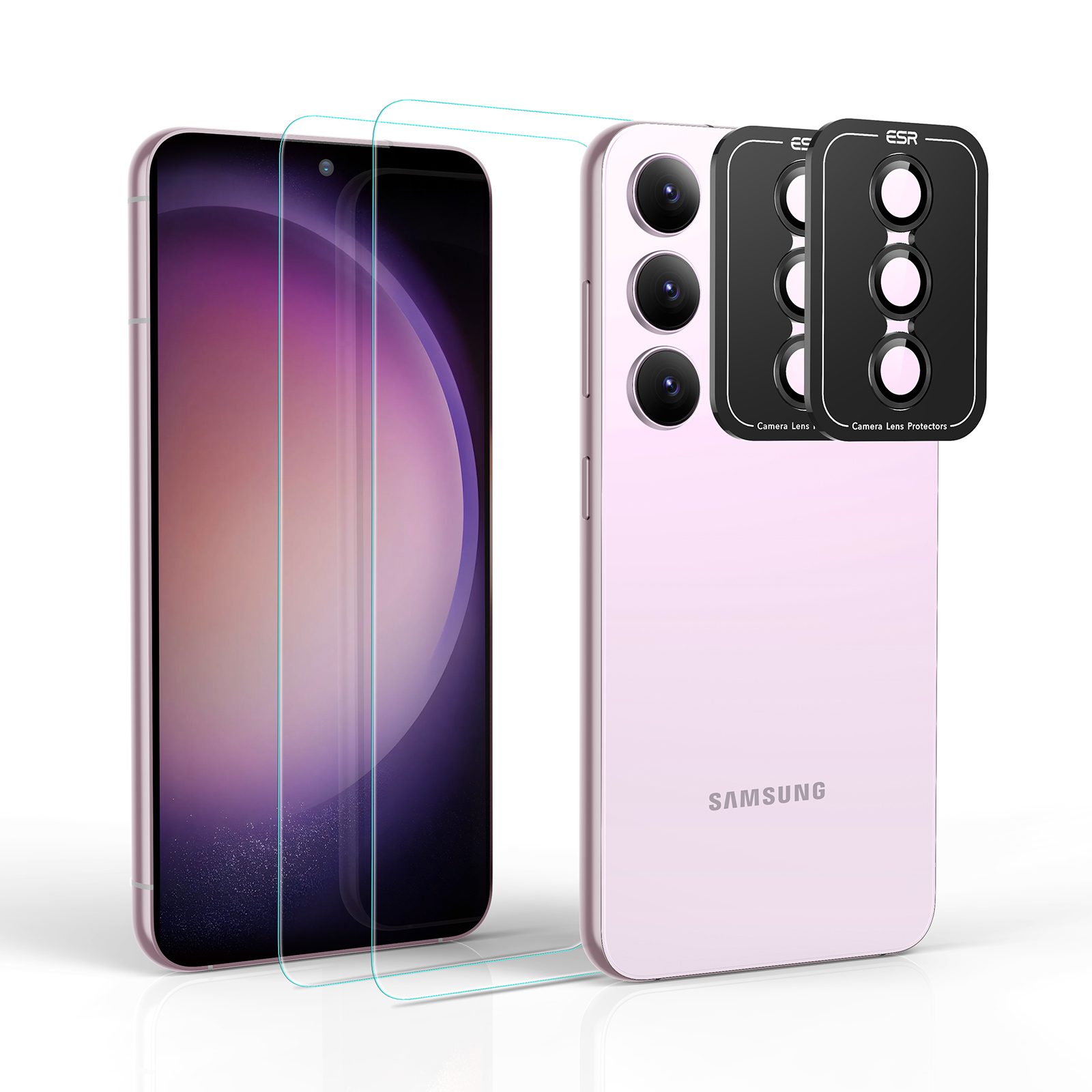 UniqueMe Verre Trempé pour Samsung Galaxy S23 FE 5G, [2 Pièces