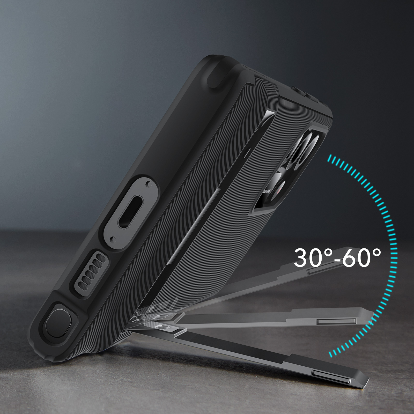Galaxy S23 Ultra Boost Kickstand Case Black