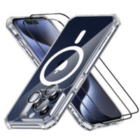 iPhone 15 Pro Max ESR Armor Tough Kickstand HaloLock MagSafe Case