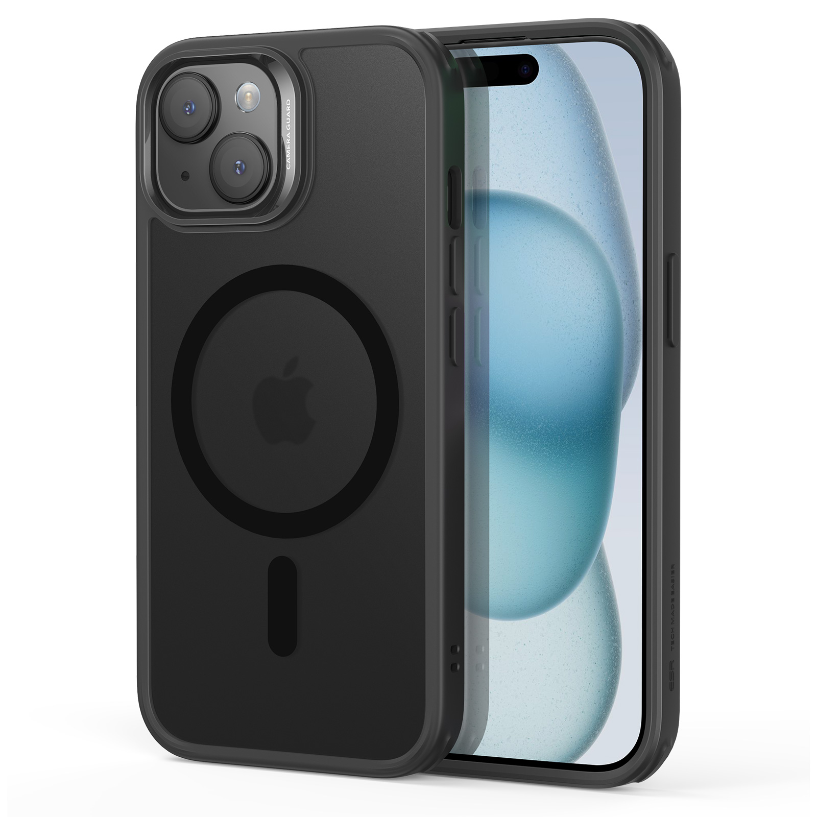 Funda ESR Hybrid case para iPhone 12 PRO MAX - Transparente borde Negro ESR  Hybrid