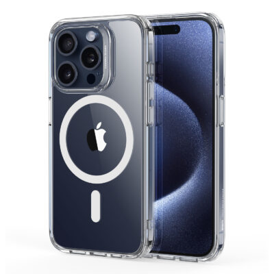 Funda De Teléfono De Carga Magnética Con Caja Para iPhone 15 14 11 12 13  Pro Max Cubierta Trasera Transparente De Acrílico A Prueba De Golpes  Proteger Carcasa Dura